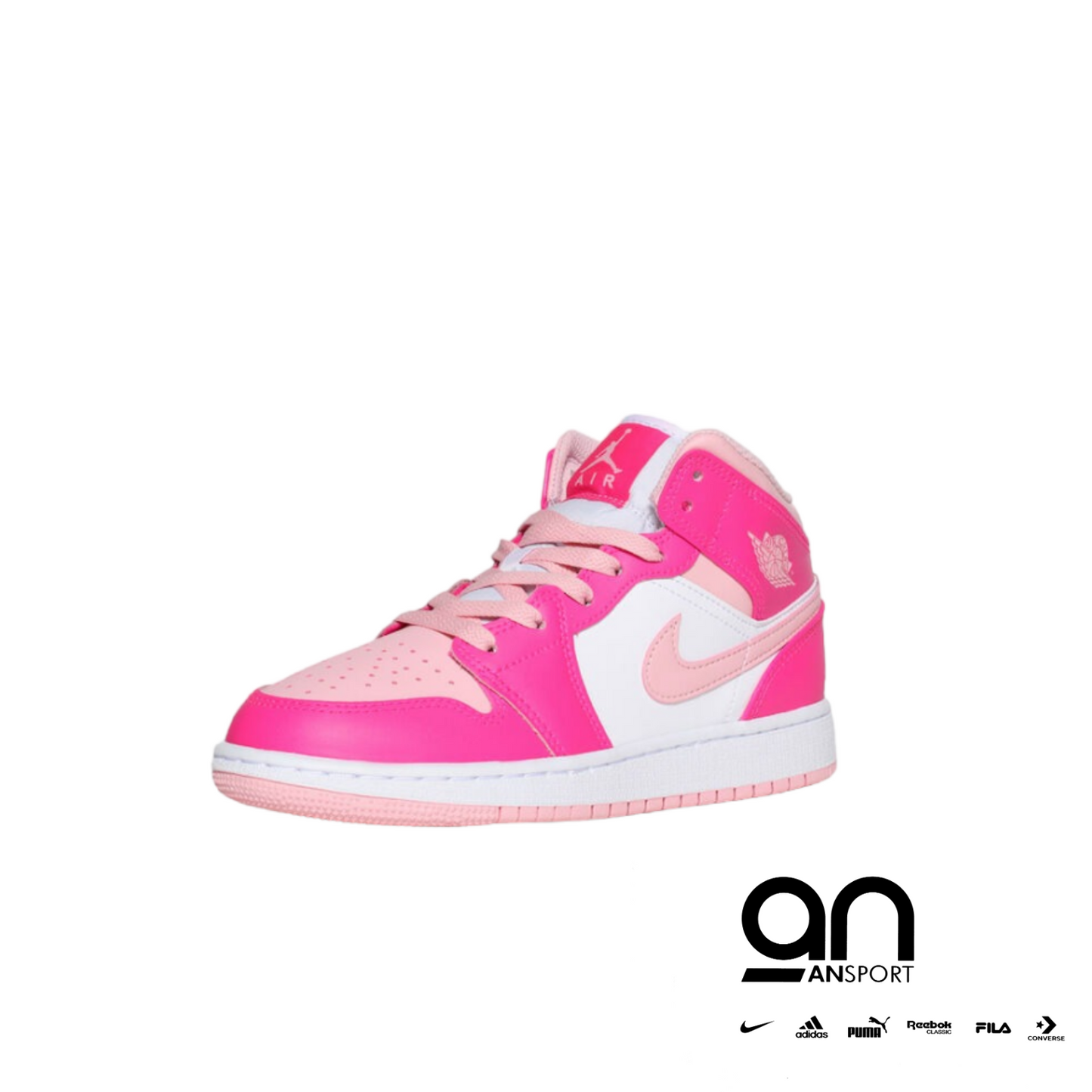 Air Jordan 1 Mid Fierce Pink