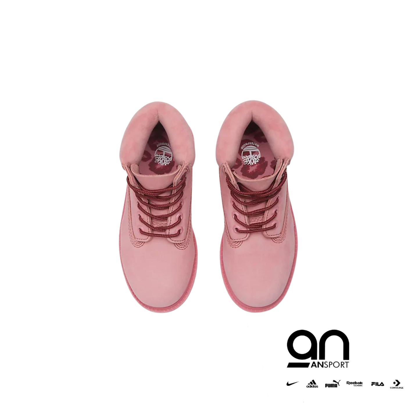 Timberland premium lace Up medium pink nubuk