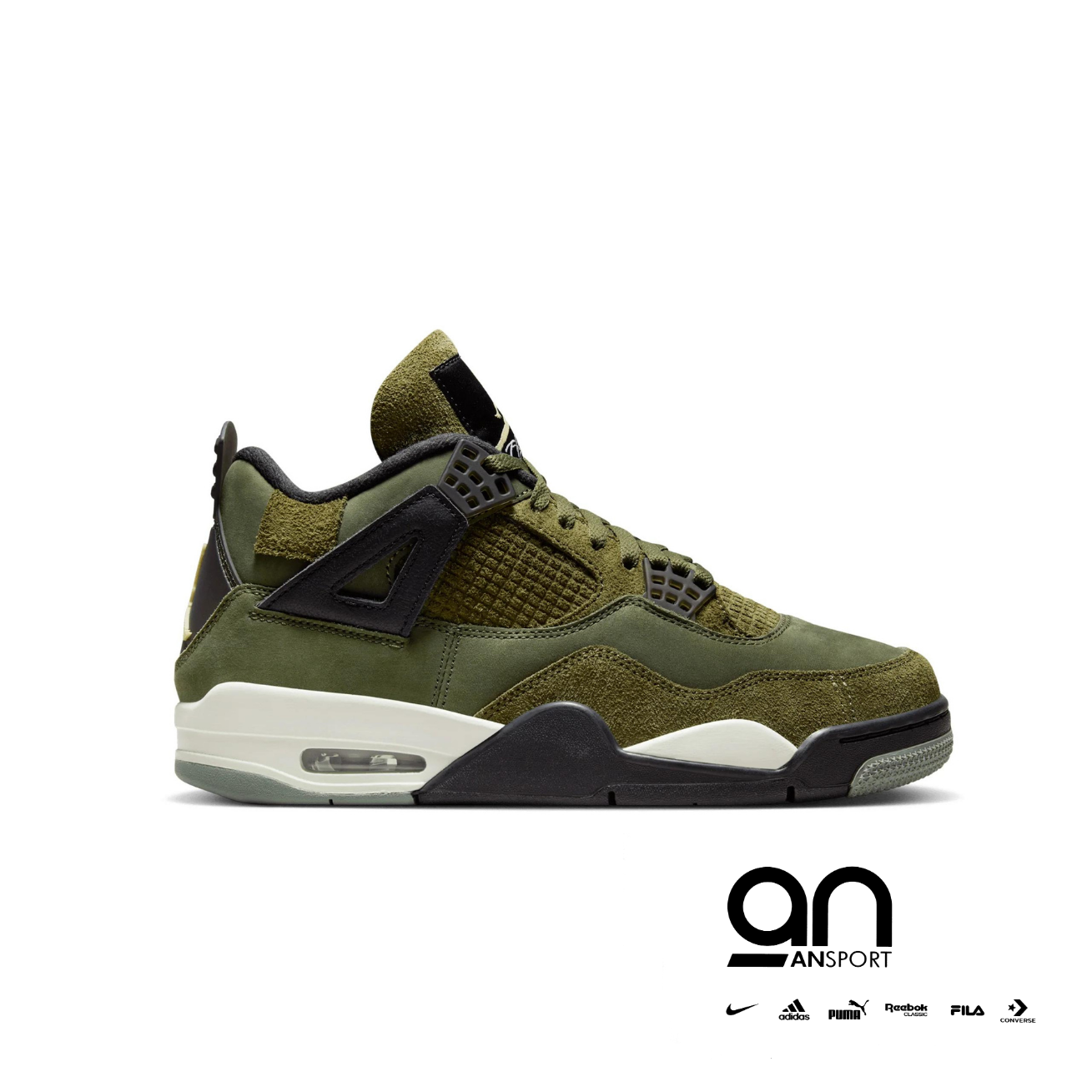 JORDAN 4 MEDIUM OLIVE