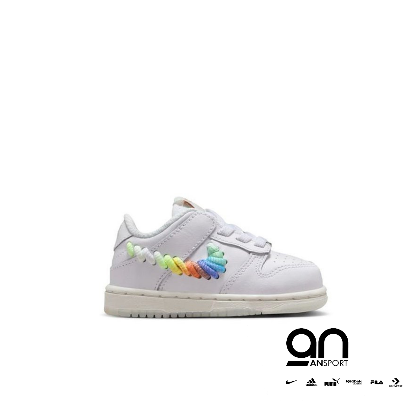 Nike Dunk Low SE Rainbow Lace Swoosh TD