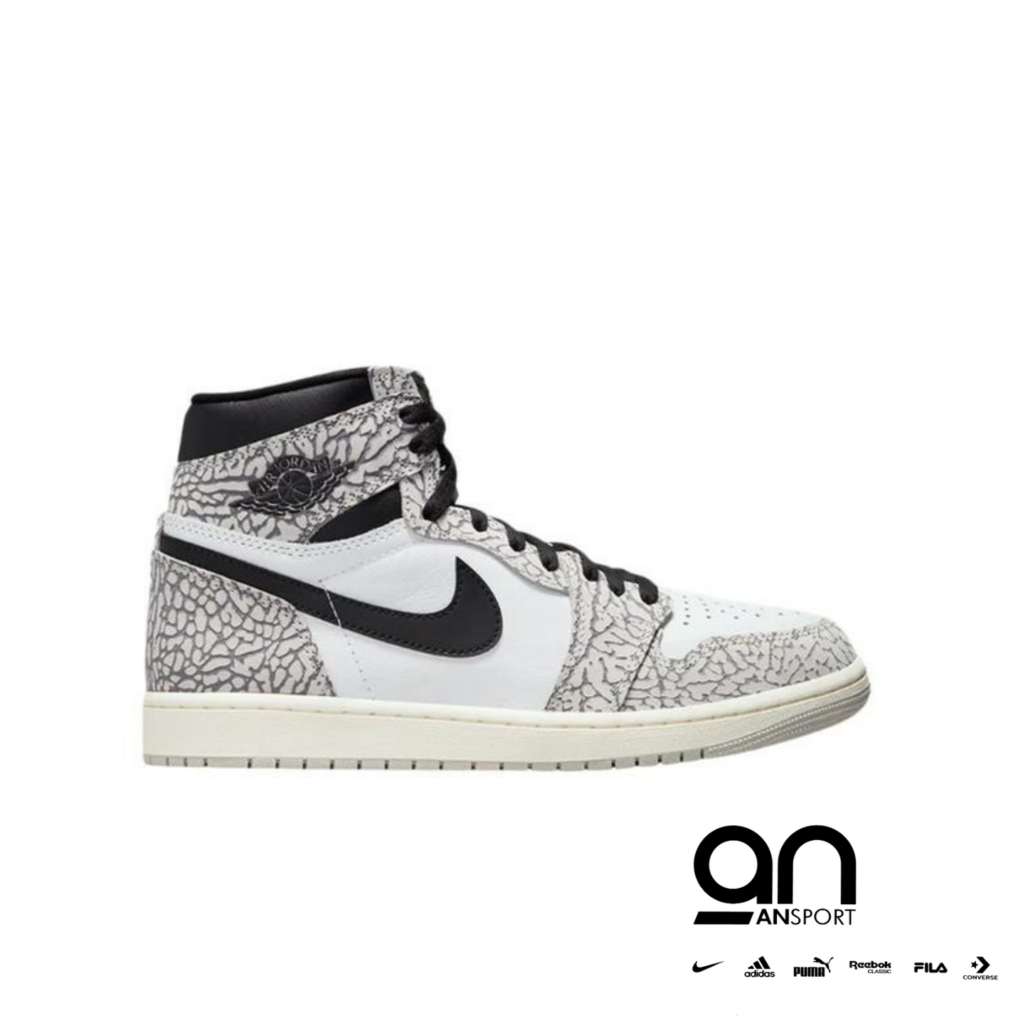 Jordan 1 Retro High OG White Cement