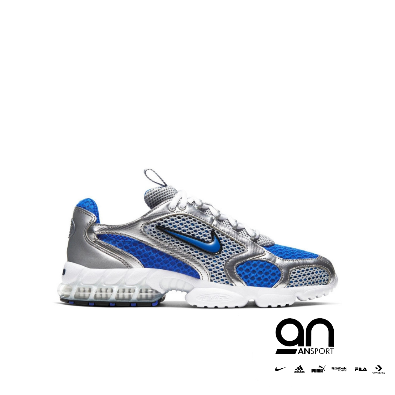Air Zoom Spiridon Cage 2 Triple BLUE