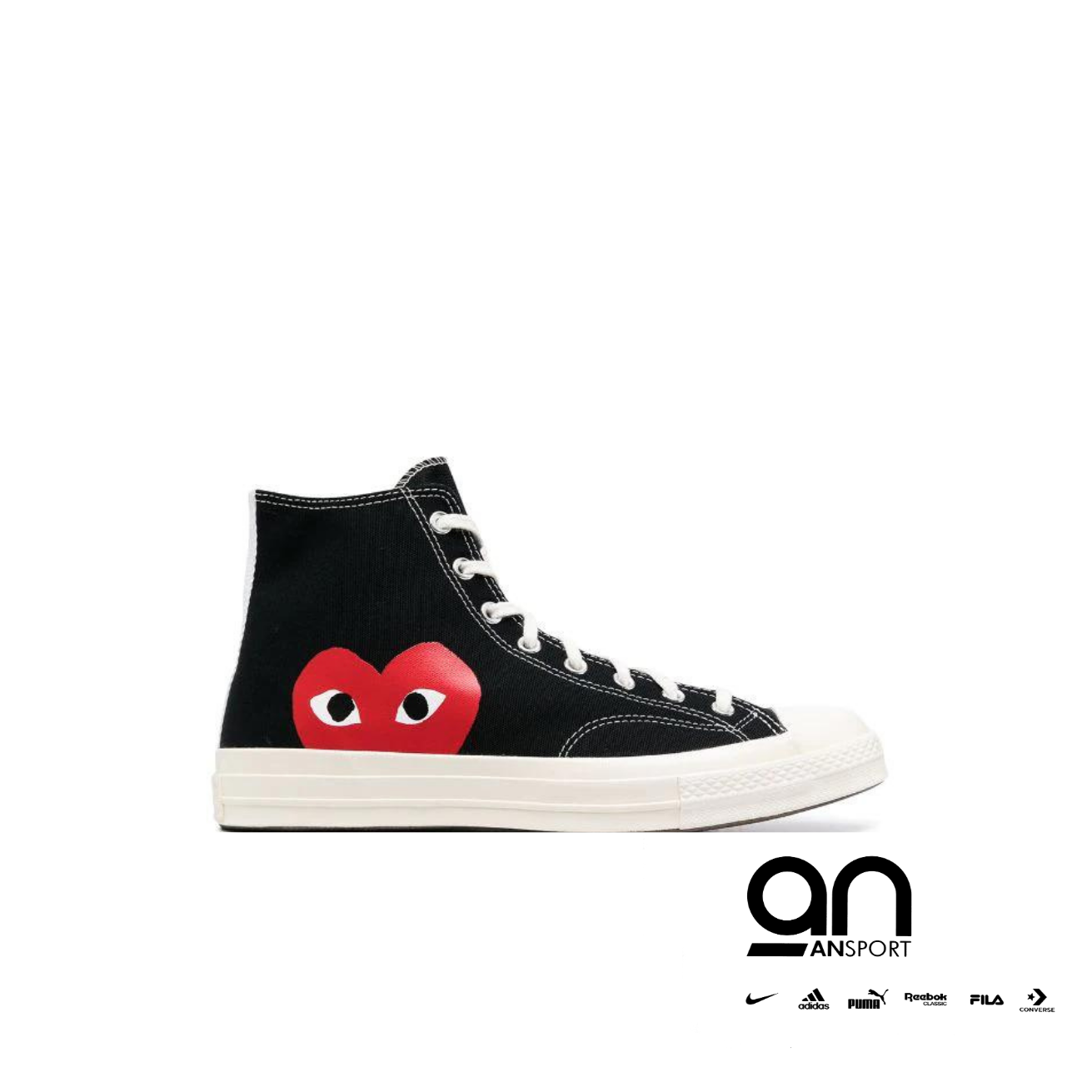 converse x commes de garcons