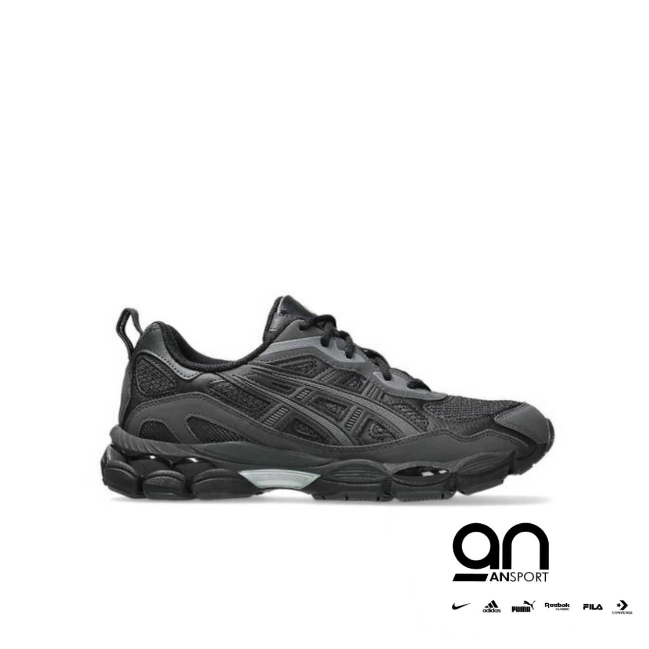 ASICS Gel NYC RGD Black Graphite Grey