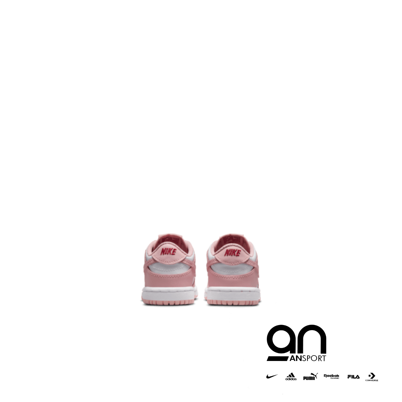 Nike TD Dunk Low "White/Pomegranate/Pink Glaze"