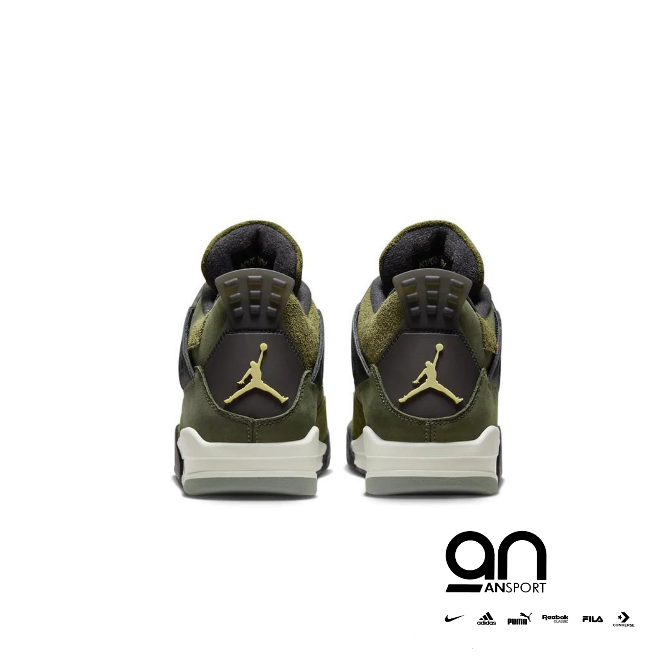 JORDAN 4 MEDIUM OLIVE