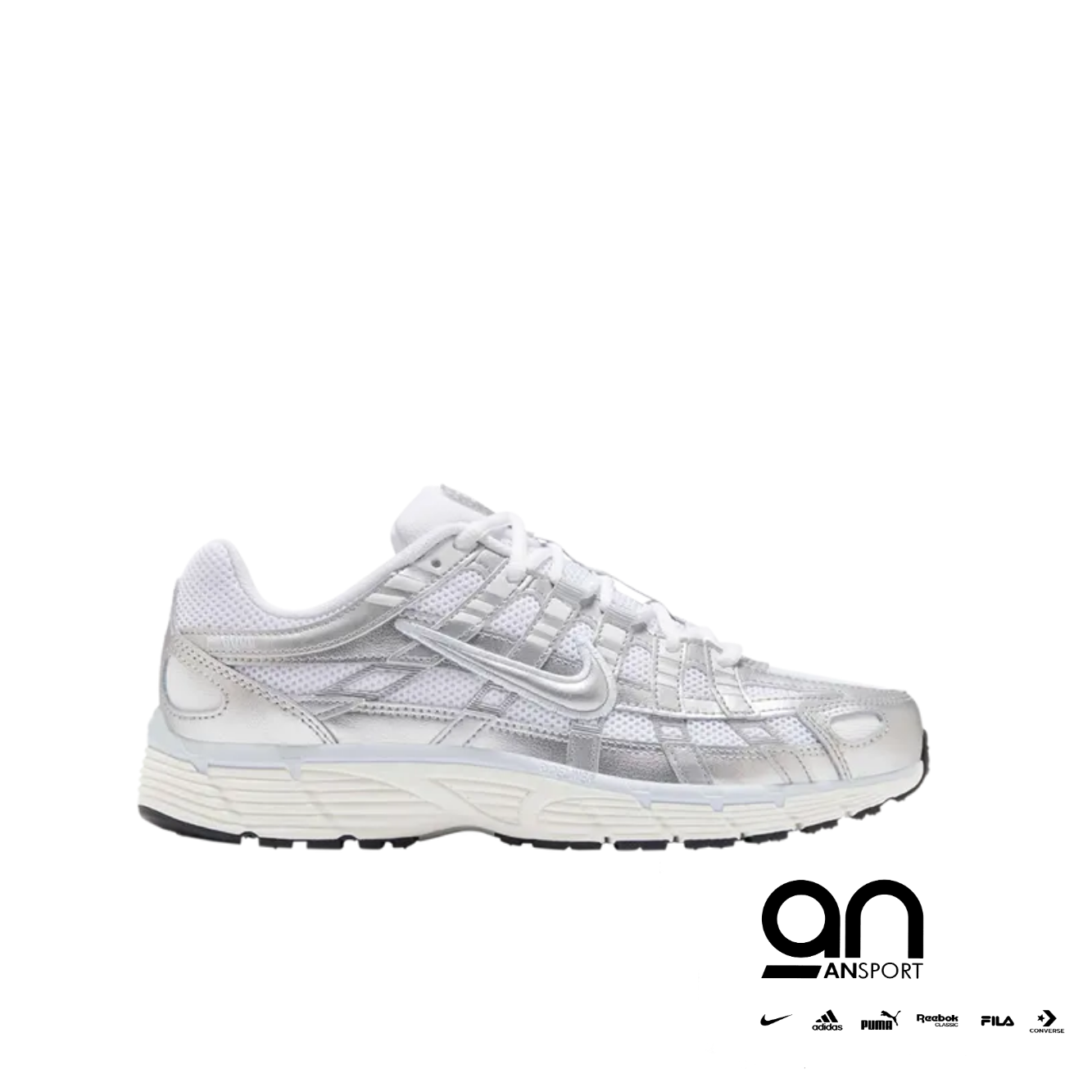 Wmns P-6000 'White Metallic Silver'