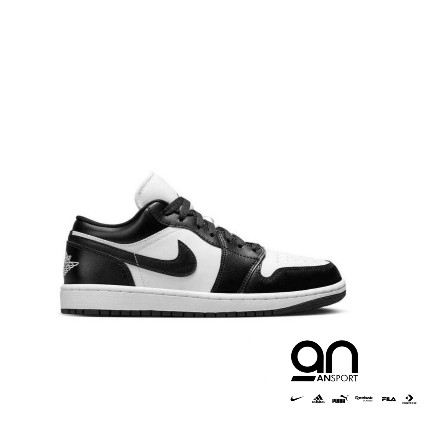 JORDAN 1 LOW NERA E BIANCA