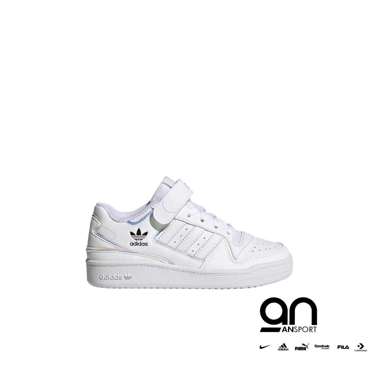 Forum Low J 'White Iridescent' PS