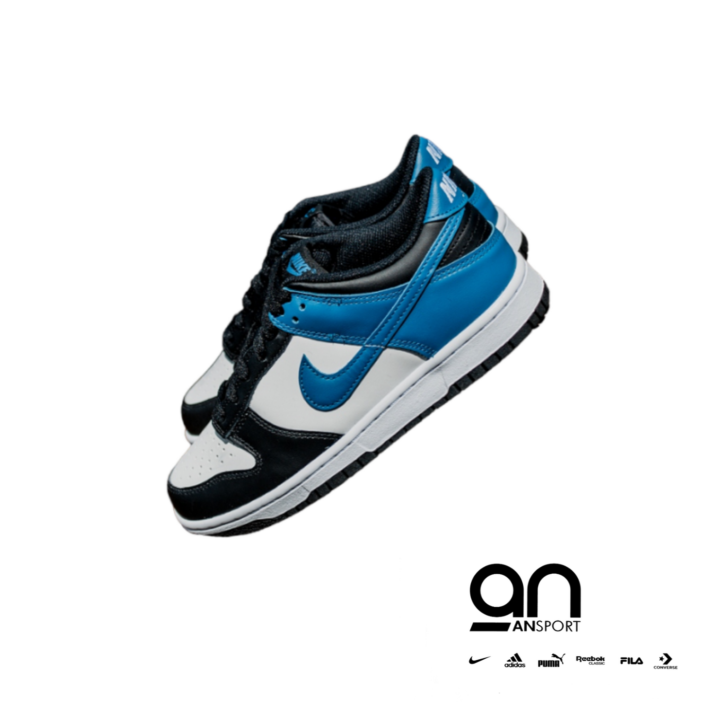 NIKE DUNK LOW NERA E BLU