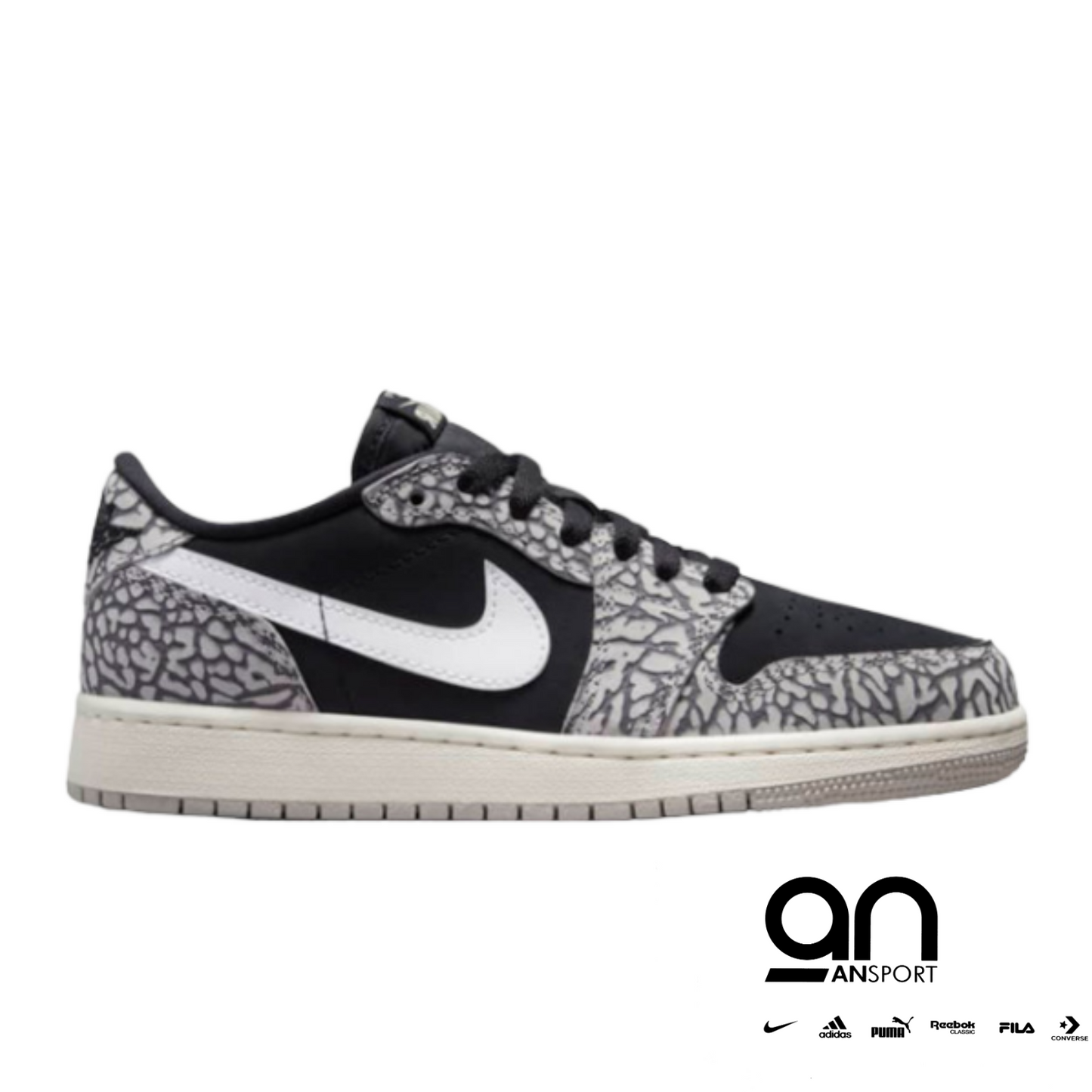 Air Jordan 1 Low "Black Cement"
