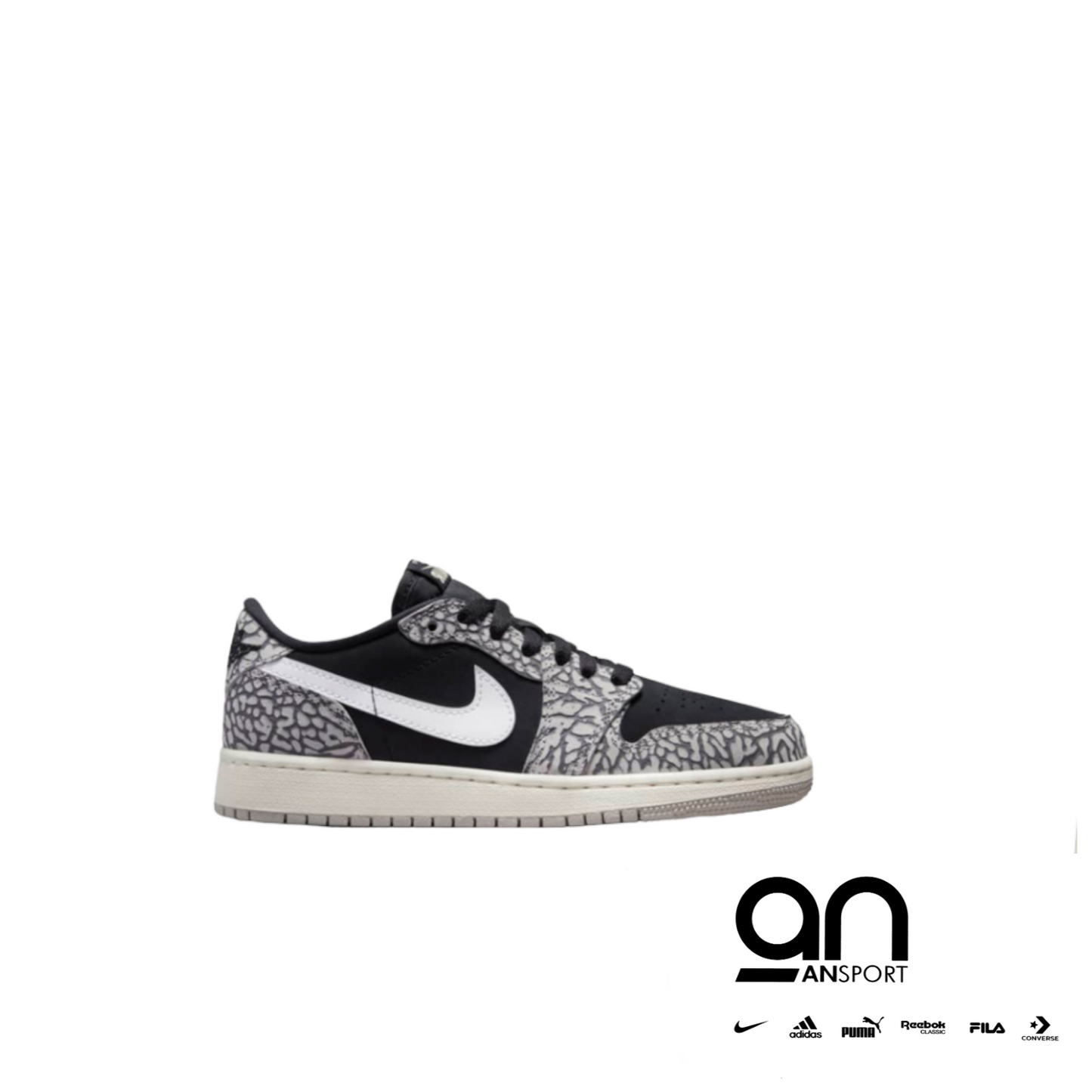 Air Jordan 1 Low "Black Cement"