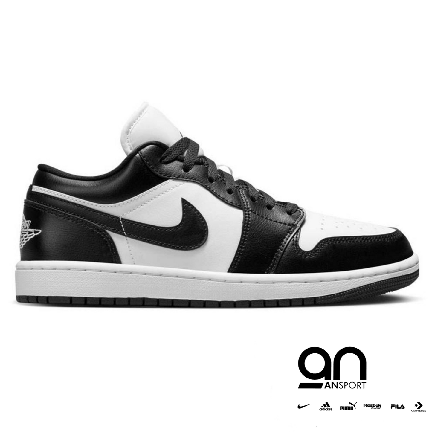 JORDAN 1 LOW NERA E BIANCA