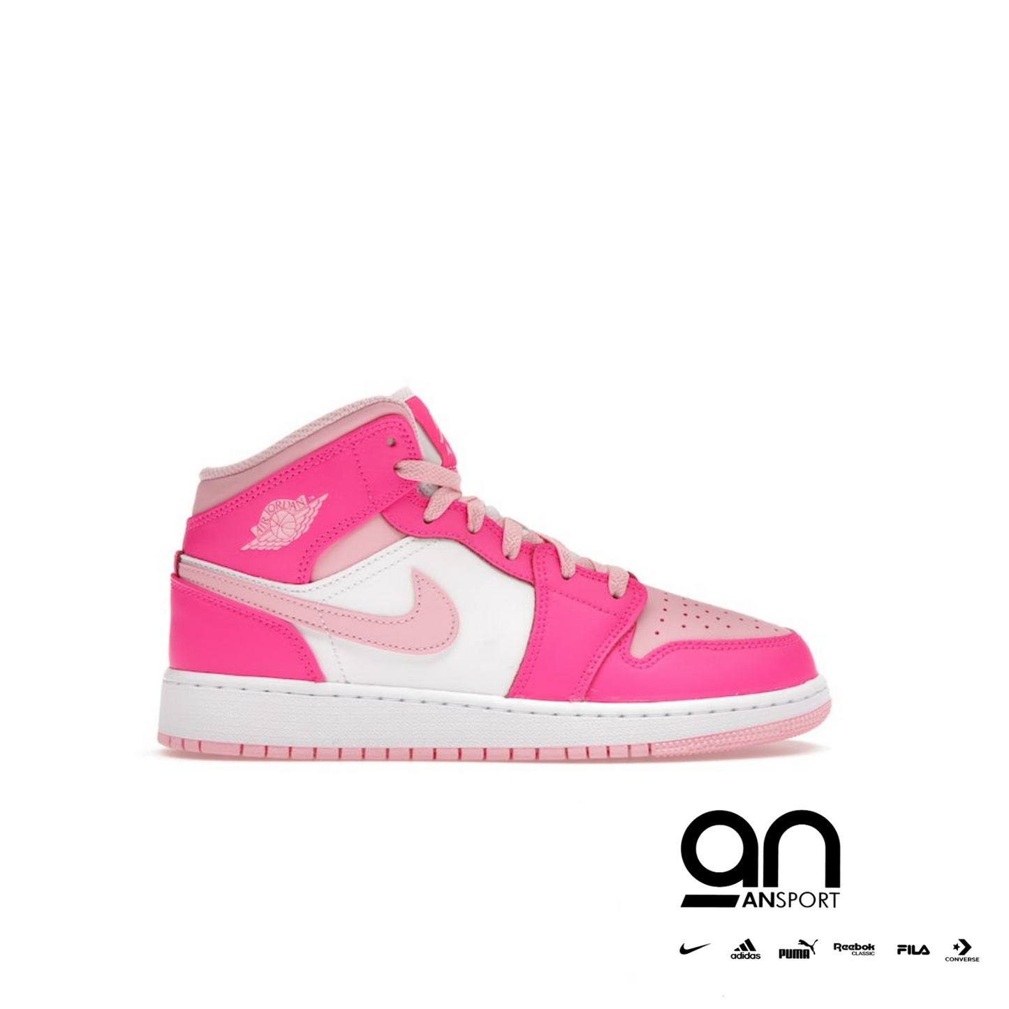 Air Jordan 1 Mid Fierce Pink