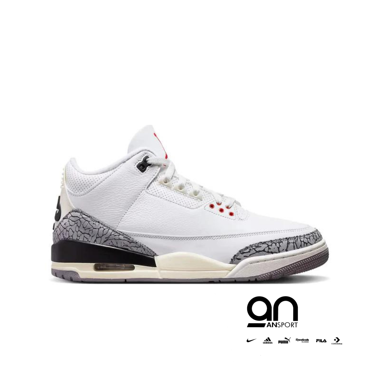 JORDAN 3 BIANCA E BEIGE