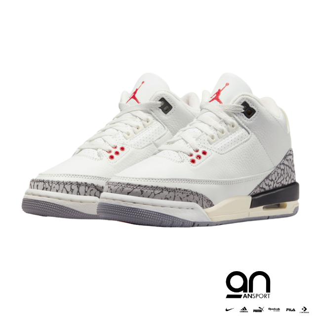 JORDAN 3 BIANCA E BEIGE