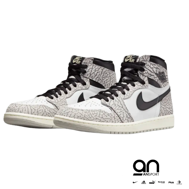 Jordan 1 Retro High OG White Cement