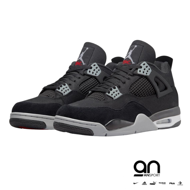 Jordan 4 Retro SE Black Canvas