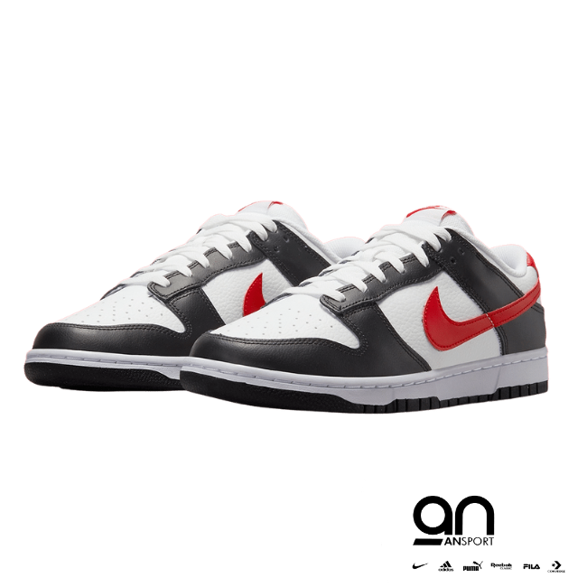 Nike Dunk Low Retro Red Swoosh Panda