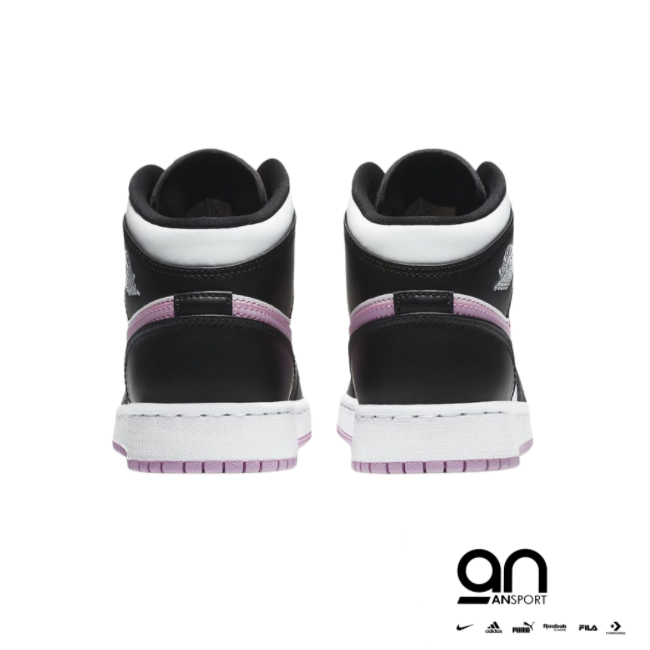 Jordan 1 Mid White Black Light Arctic Pink (GS)
