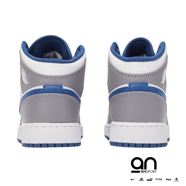 Jordan 1 Mid True Blue Cement (GS)
