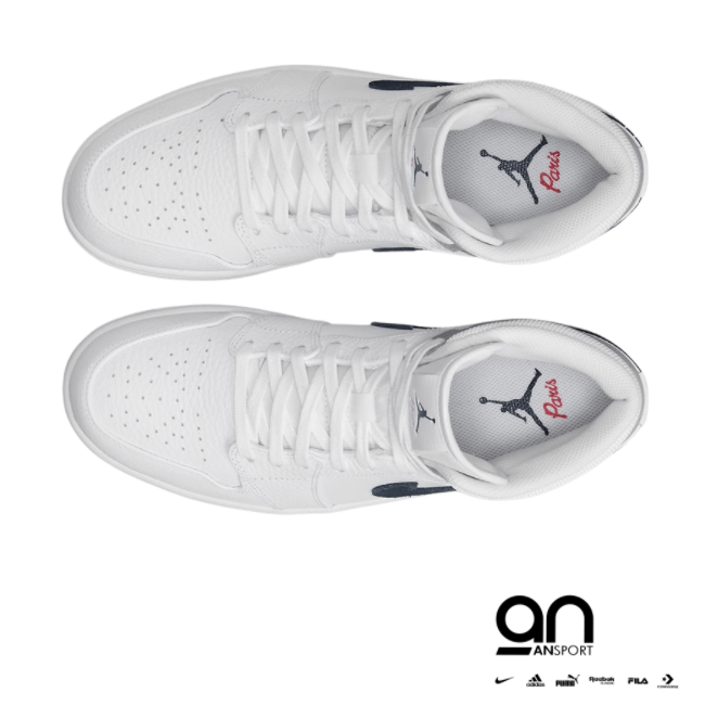 Jordan 1 Mid Paris White
