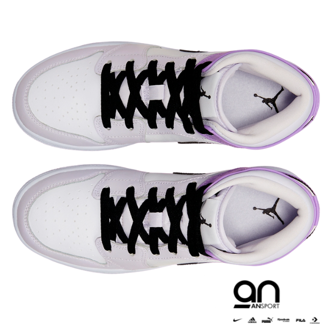 Jordan 1 Mid Barely Grape (GS)