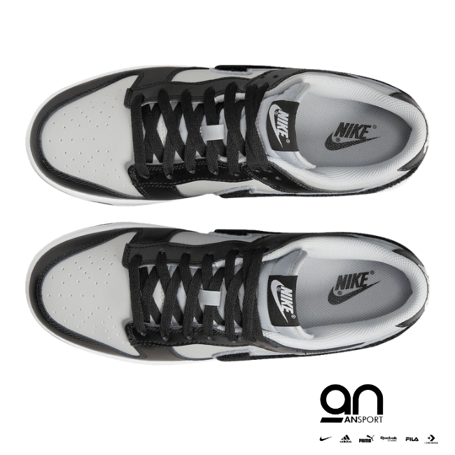 Nike Dunk Low Chenille Swoosh Black Grey