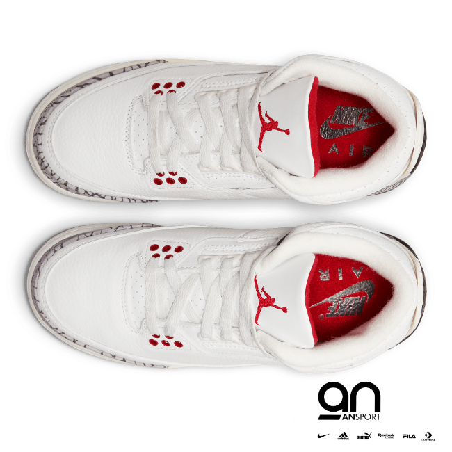 JORDAN 3 BIANCA E BEIGE