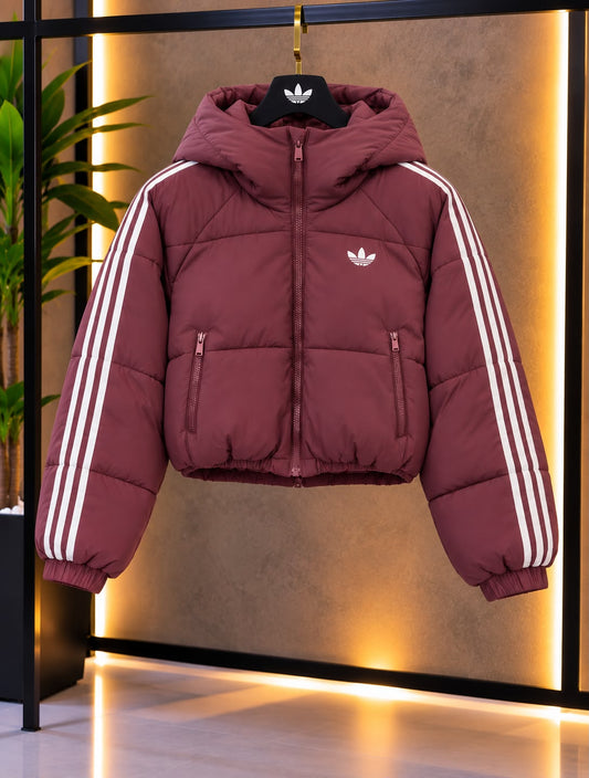 ADICOLOR CROPPED HOODED PUFFER JACKET