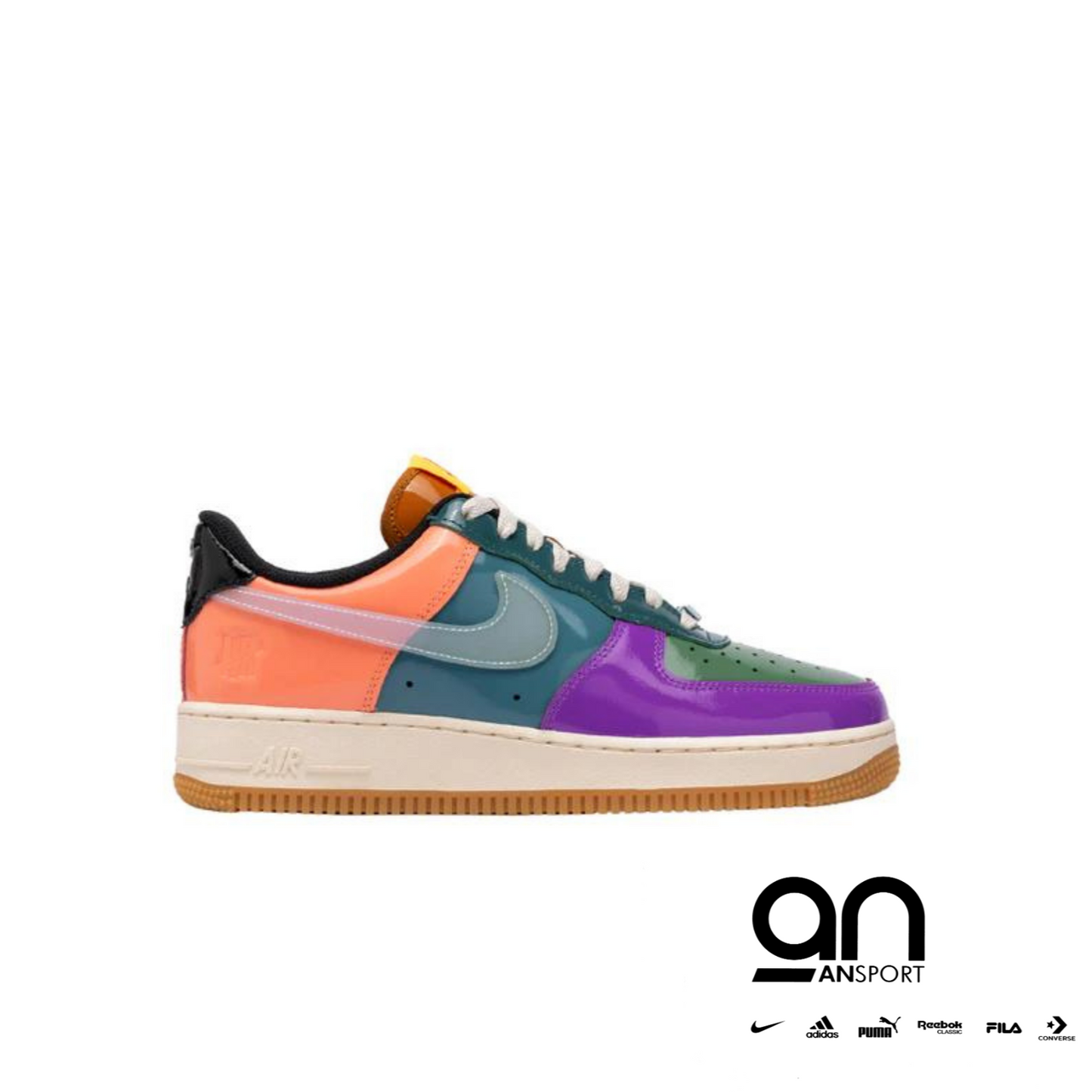 Nike Air Force 1 Low Undefeated Multi-Patent Purple Green