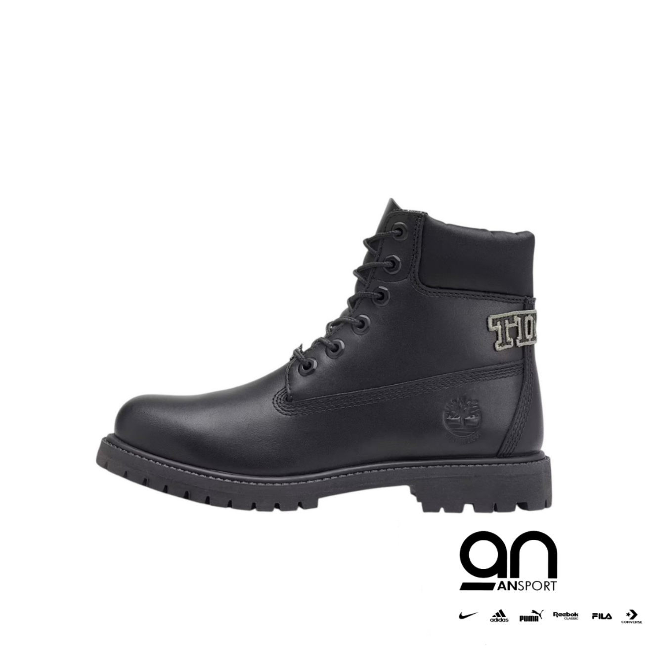 TIMBERLAND PREMIUM 6 IN LACE WATERPROOF BLACK FULL GRAIN