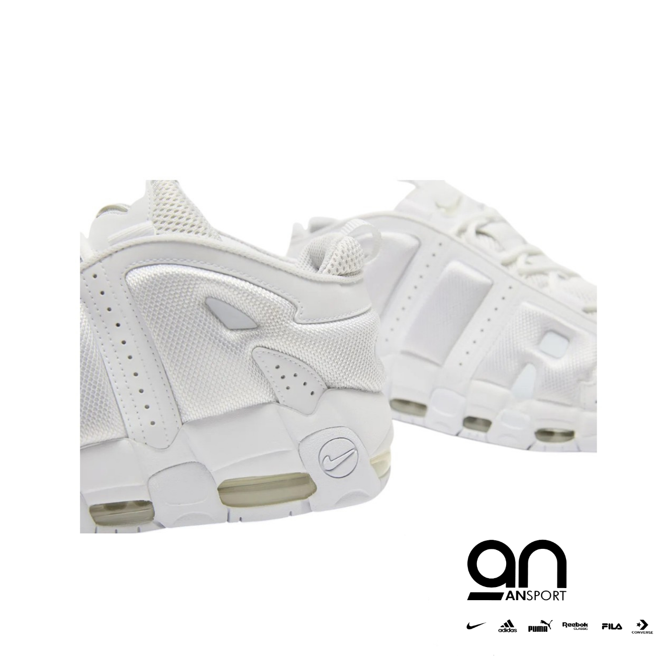 Nike Air More Uptempo Low "Triple White"