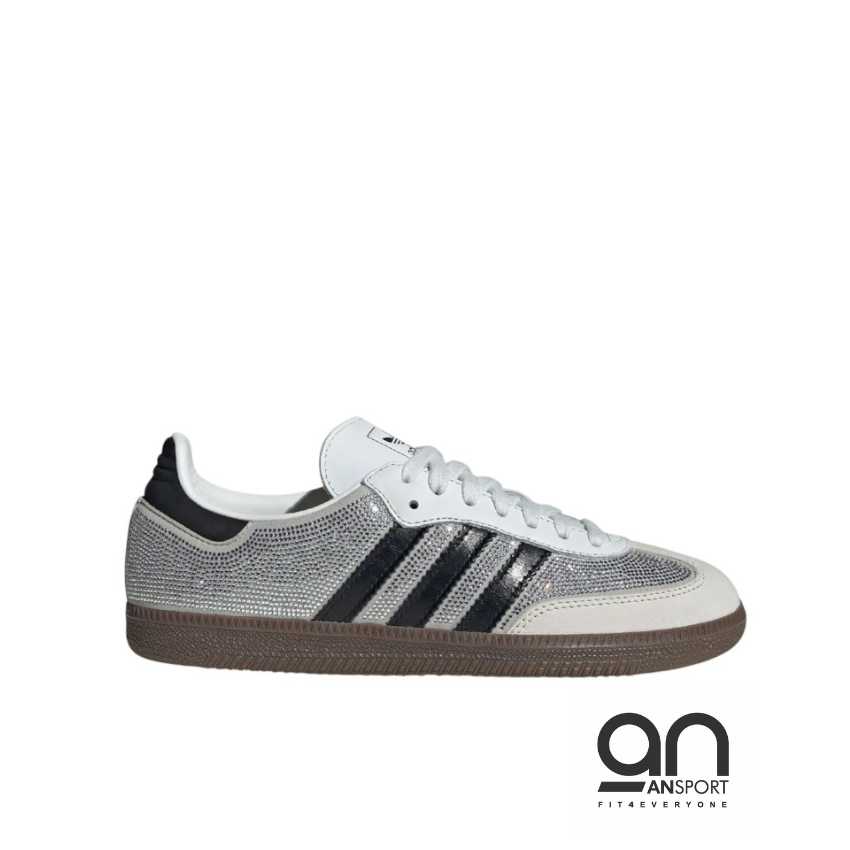 Adidas Samba OG Rhinestone Crystal White Silver