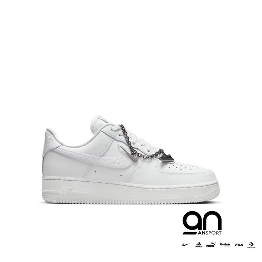 Nike Air Force 1 '07 Low "Summit White & Metallic Silver"