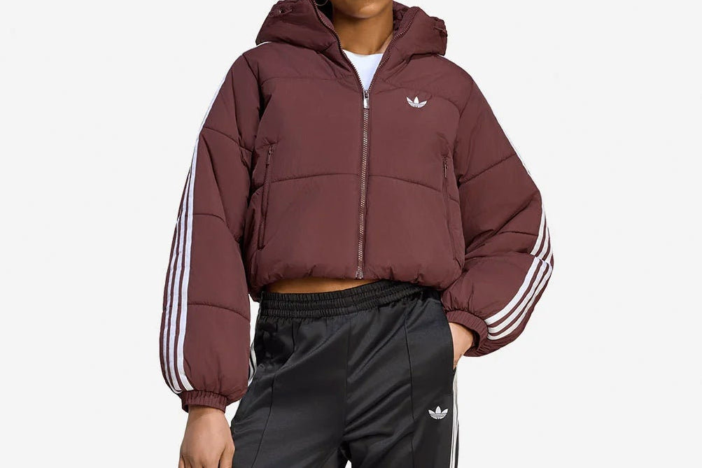 ADICOLOR CROPPED HOODED PUFFER JACKET