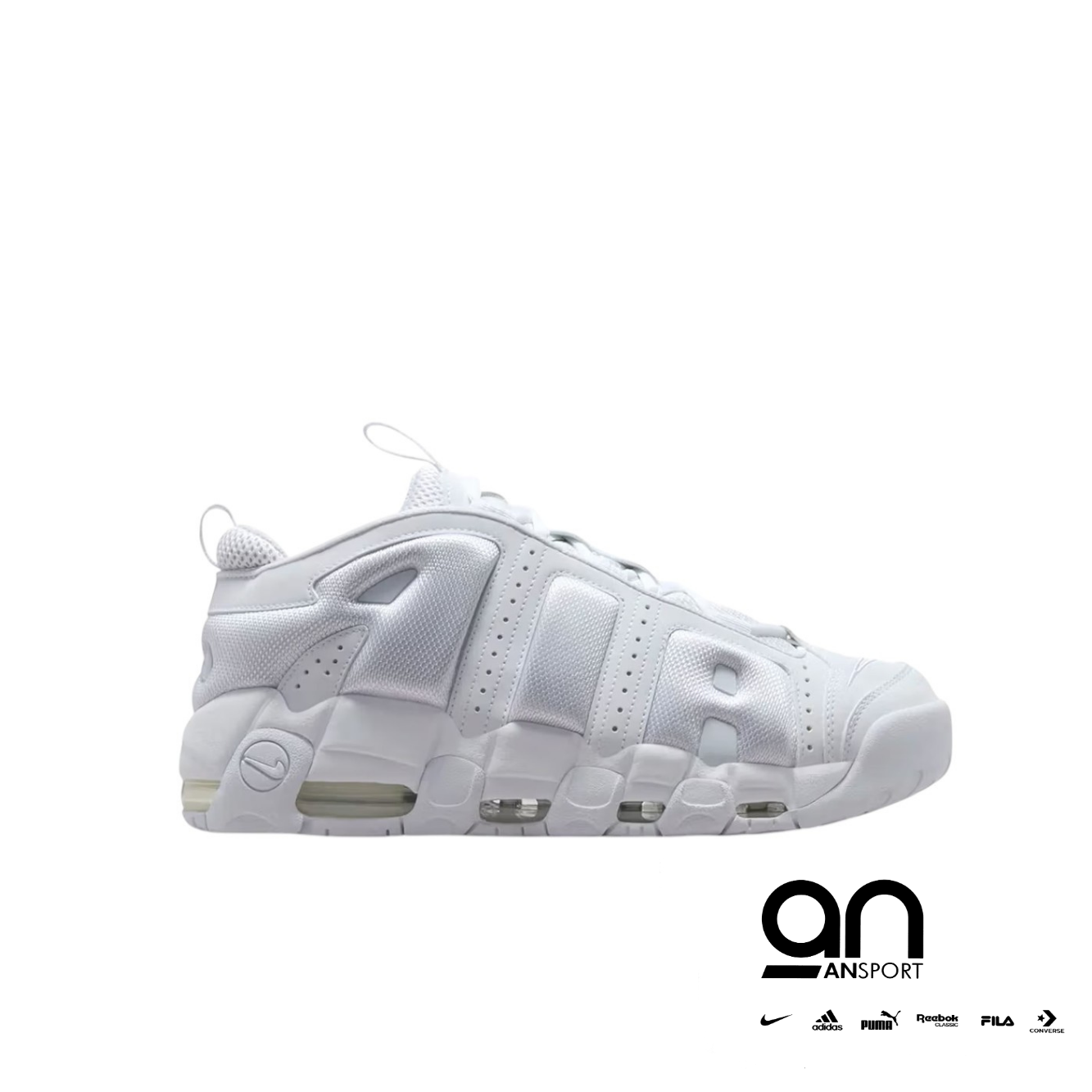 Nike Air More Uptempo Low "Triple White"