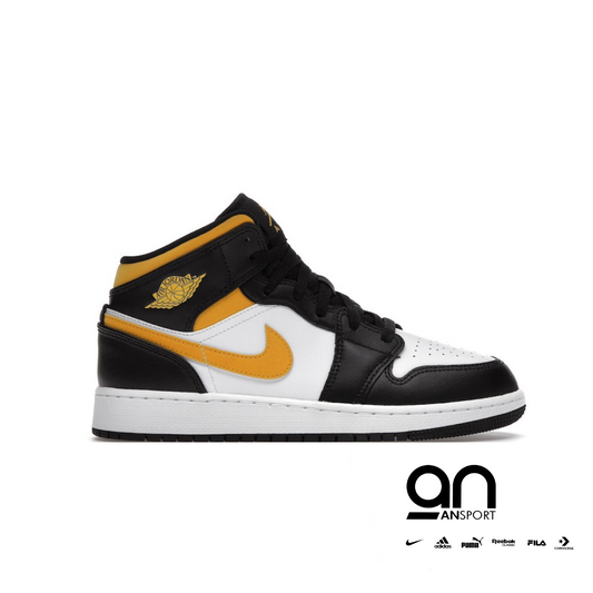 JORDAN 1 MID NERA E GIALLA