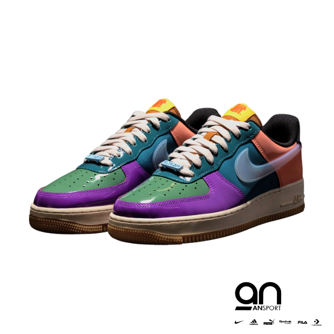 Nike Air Force 1 Low Undefeated Multi-Patent Purple Green